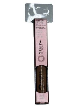 Mineral Fusion Hydro-Shine Lip Gloss Barcelona 0.15 oz Vegan Lip Gloss New